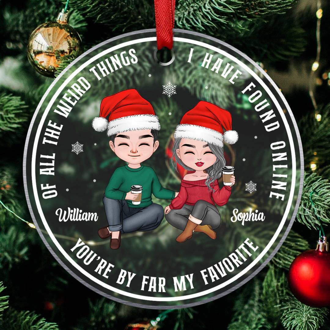 You Are My Favorite Ornament Personalized Gift For Couple