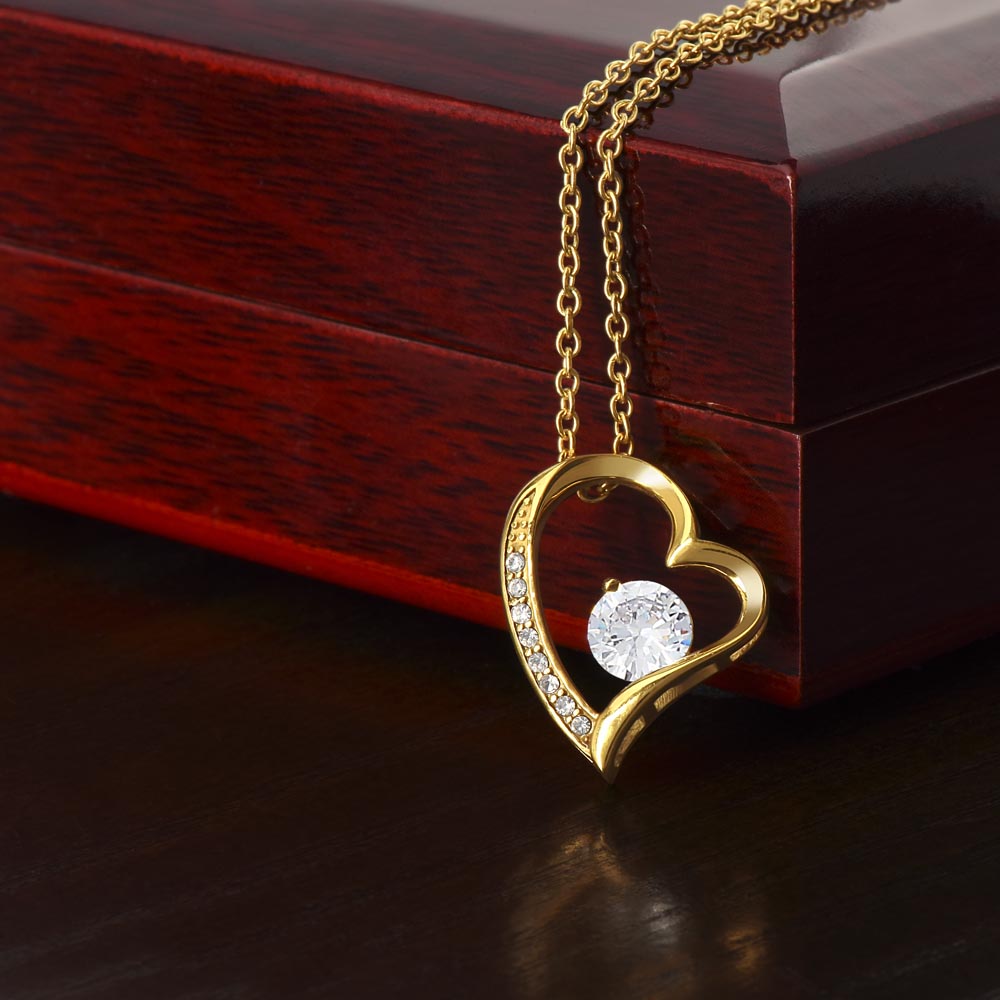 Forever Love Necklace - Gold Finish - Gift For Her