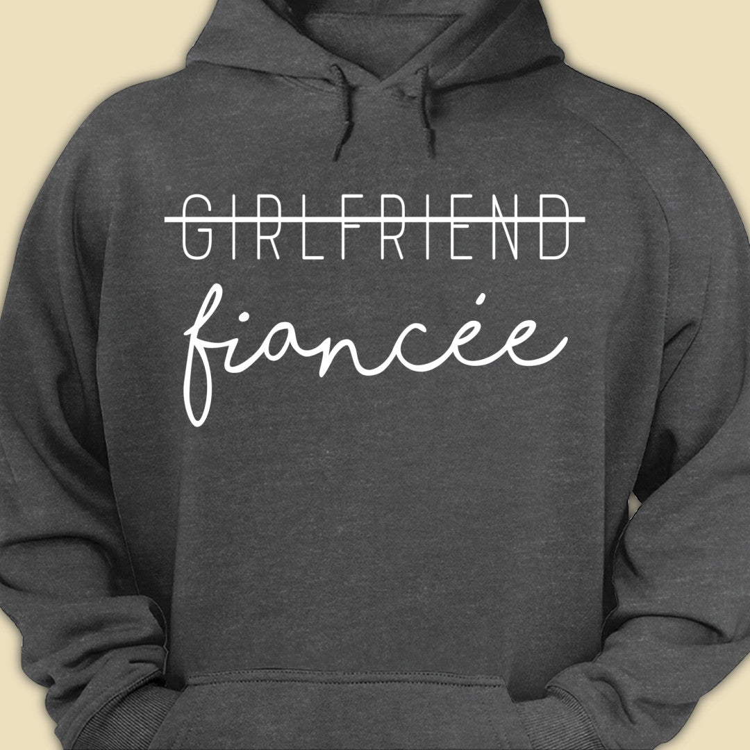 Fiancee Hoodie Gift For Future Wife, For Fiancee