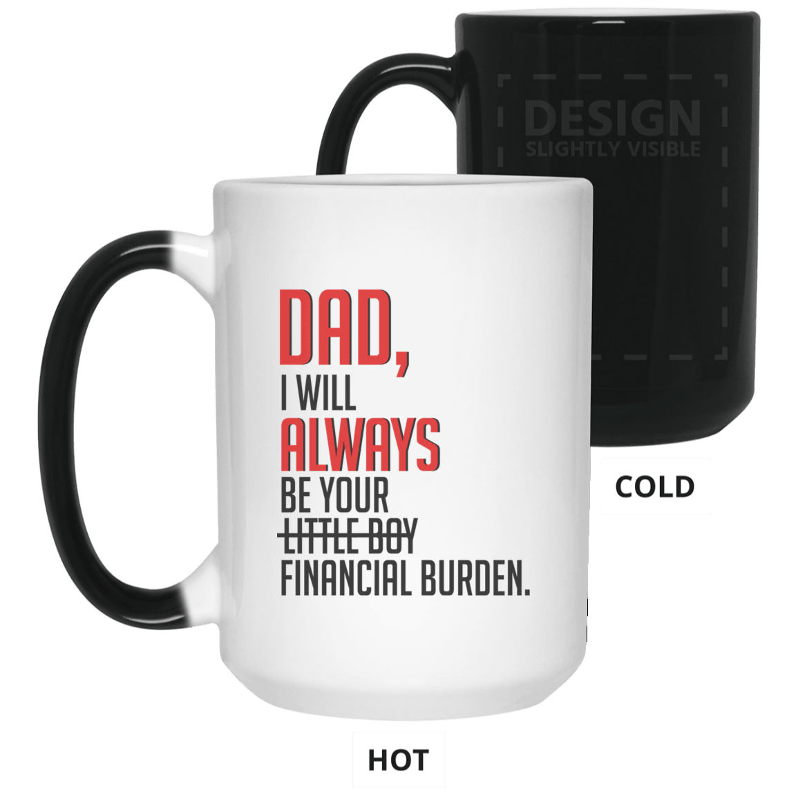 Dad I Will Always Be Your Financial Burden Mug Gift For Dad