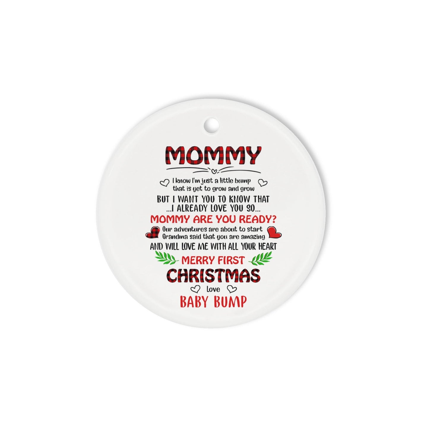 Grandma Said That You Are Amazing Ornament Christmas Gift For Mom To Be From Grandma