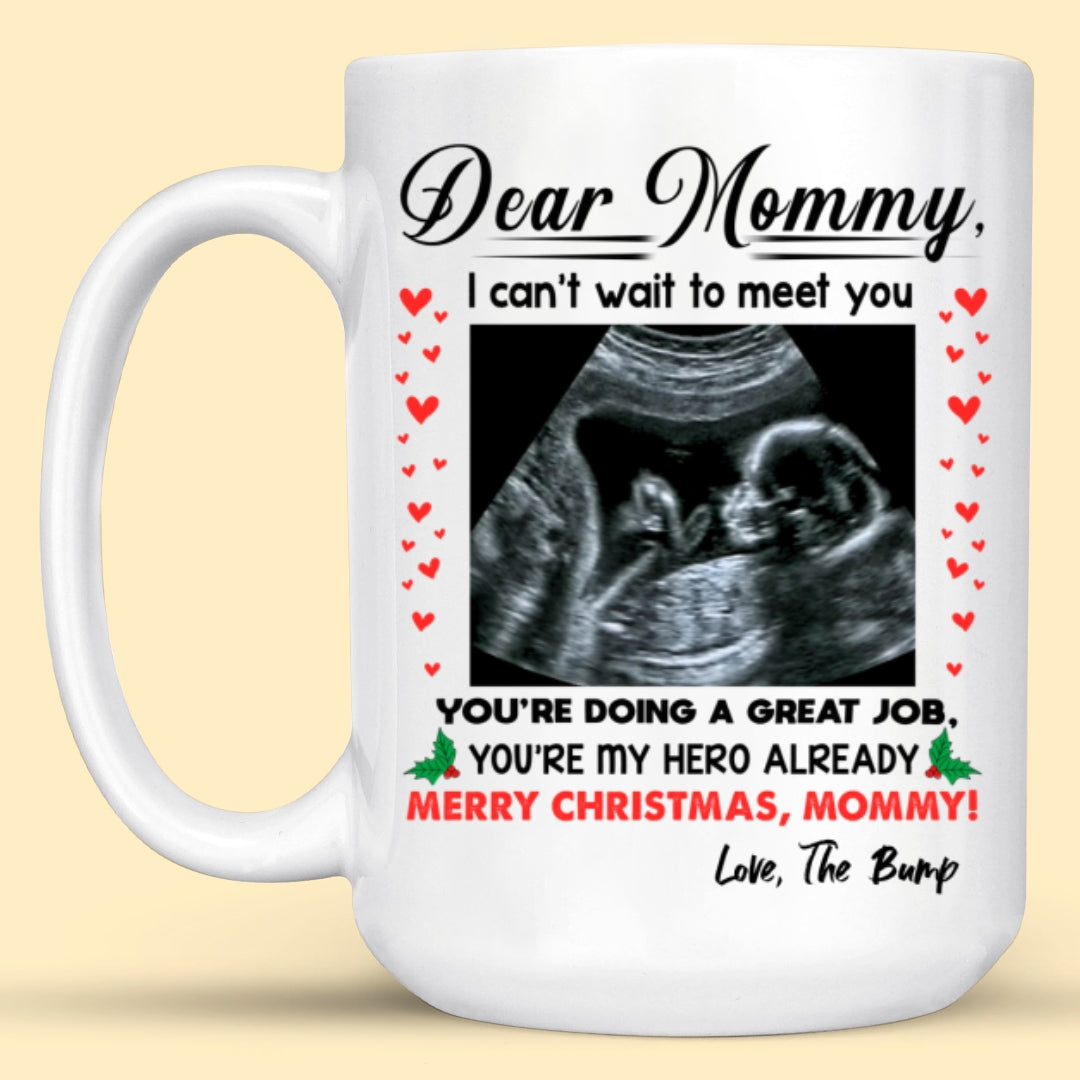 You’re My Hero Christmas Perfect Mug Personalized Gift For Expecting Mom