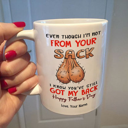 Personalized Gift For Stepdad I Know You've Still Got My Back Mug