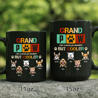 Dog Grandpa Grandfather Grand Paw Screw Funny Personalized Mug Gift