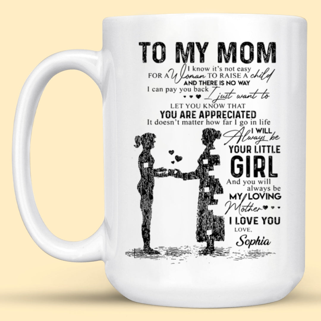 To My Mom Mug Personalized Gift For Mom From Son/Daughter