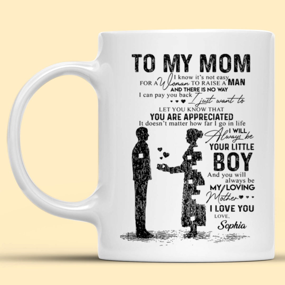 To My Mom Mug Personalized Gift For Mom From Son/Daughter