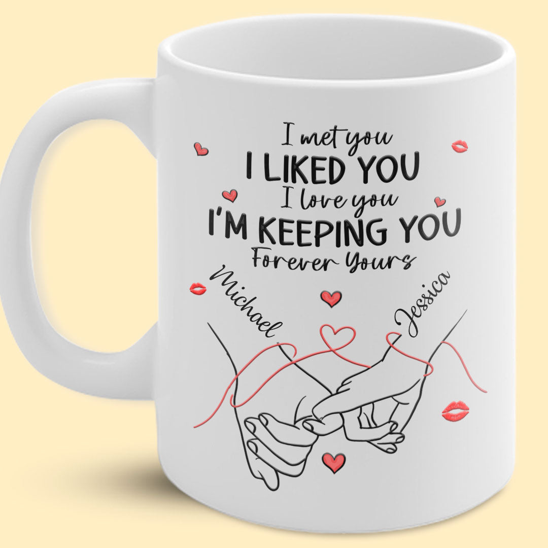 Forever Yours Perfect Mug Personalized Gifts For Couple For Her For Him