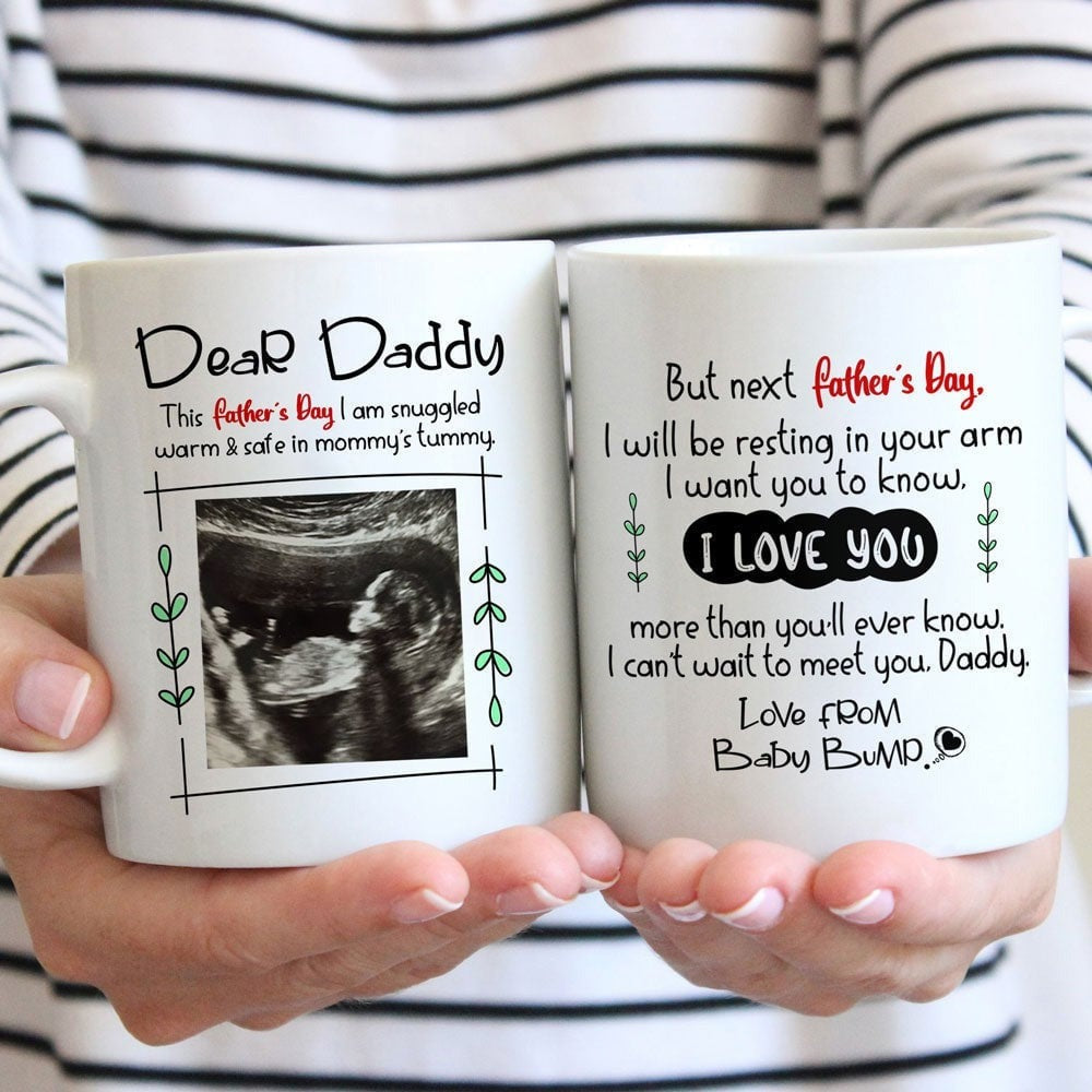Dad Next Father's Day I Will Be Resting In Your Arms Personalized Mug