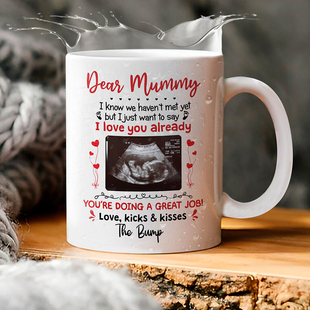 I Love You Lots Already Mug Personalized Gift For Mom To Be