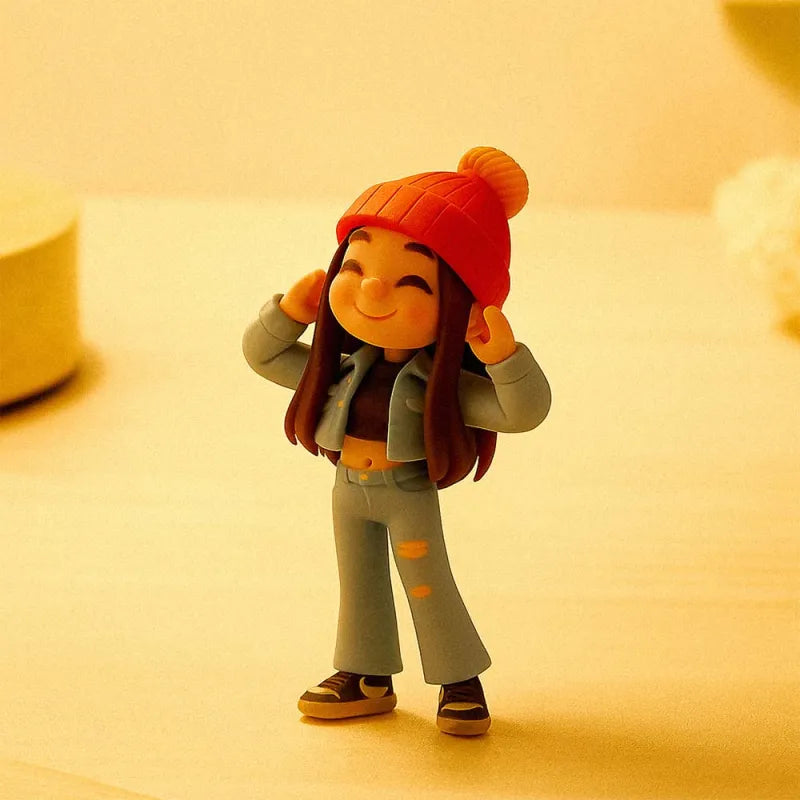 Pet Lovers - Custom Cute 3D Mini Figure Office Desk Figurine Based on Your Picture