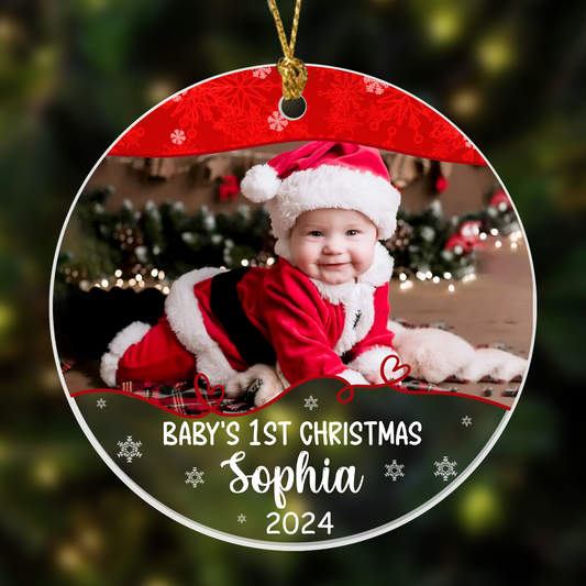 Baby 1st Christmas Ornament Personalized Gifts For New Parents