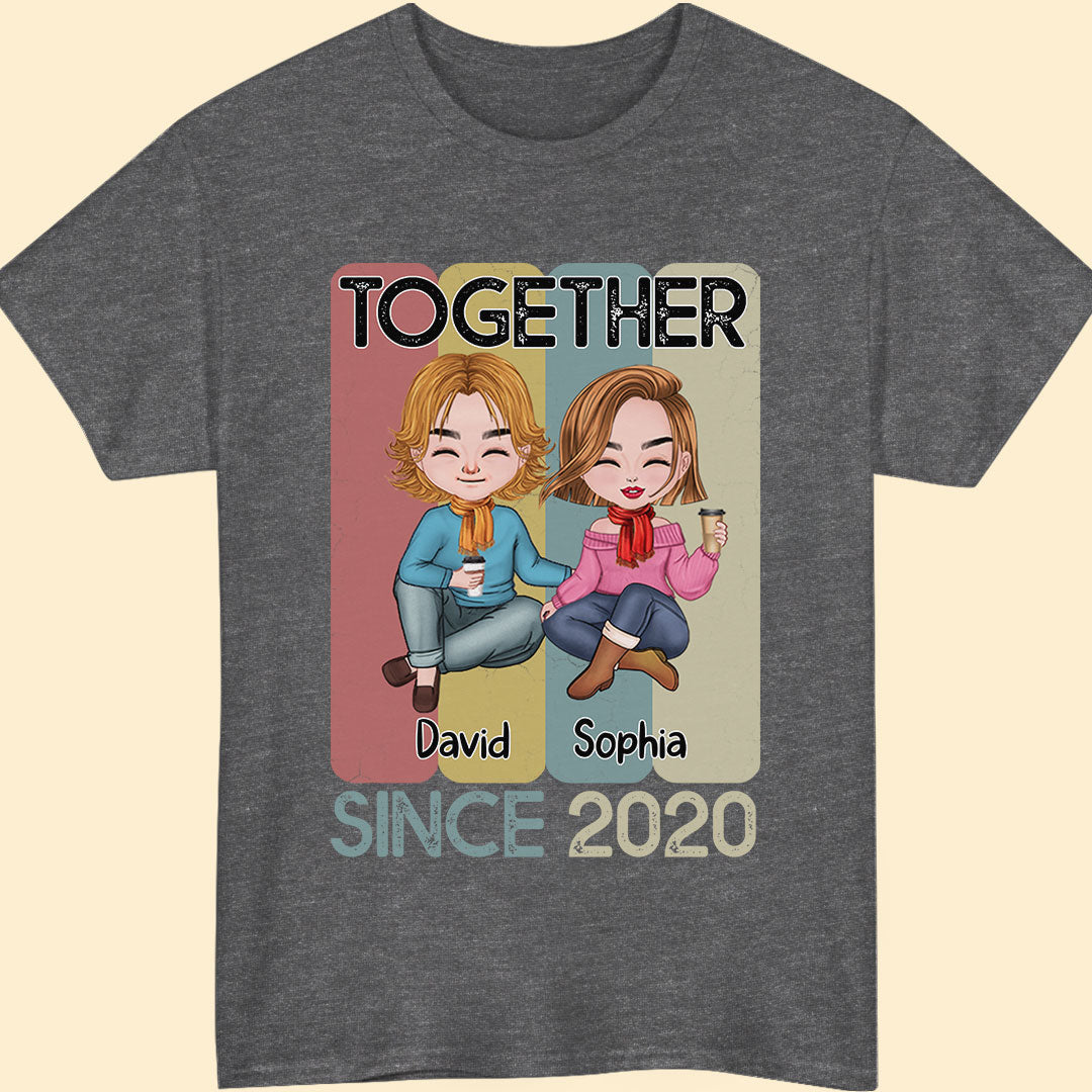 Together T-shirt Personalized Gift For Couple