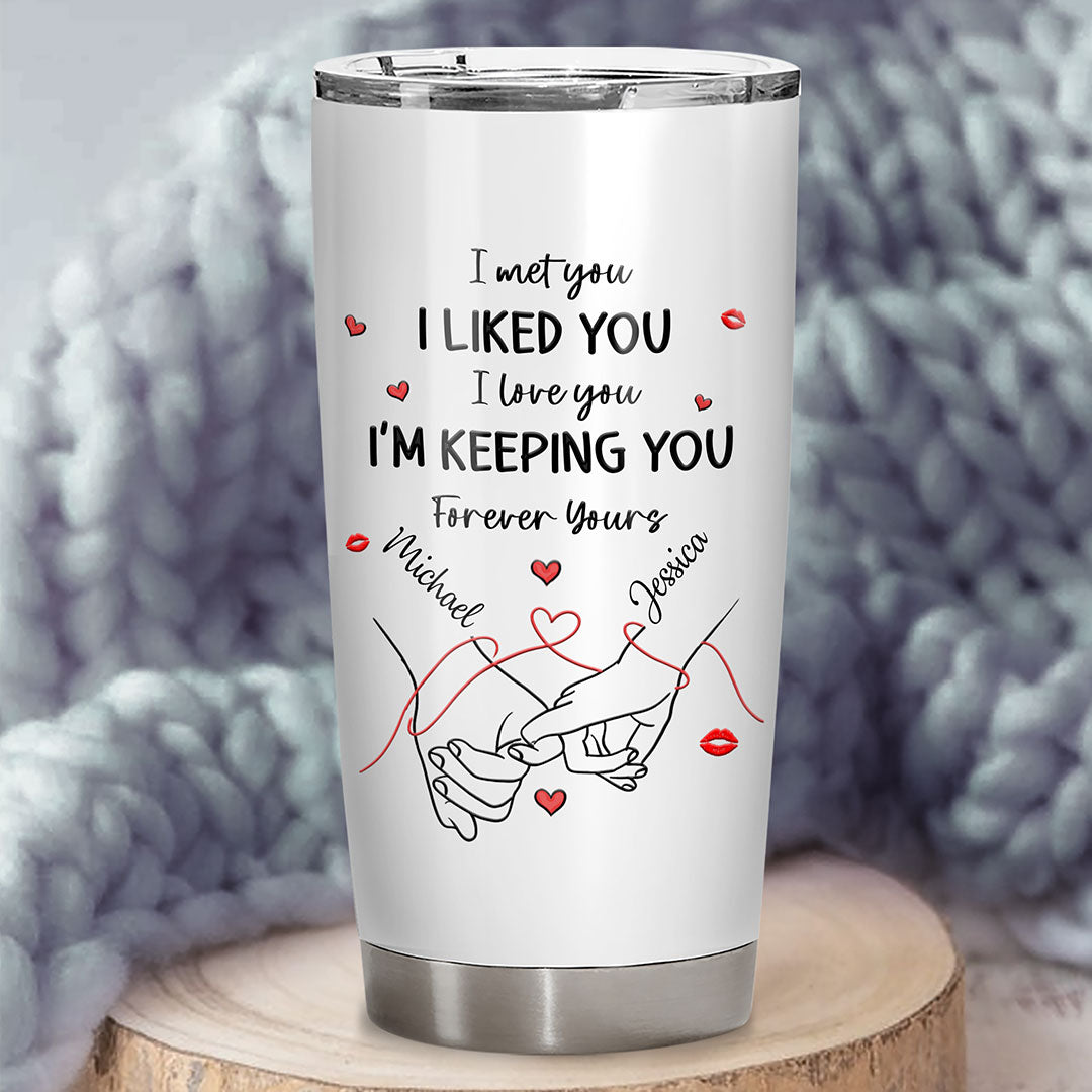 Forever Yours Tumbler Personalized Gifts For Couple