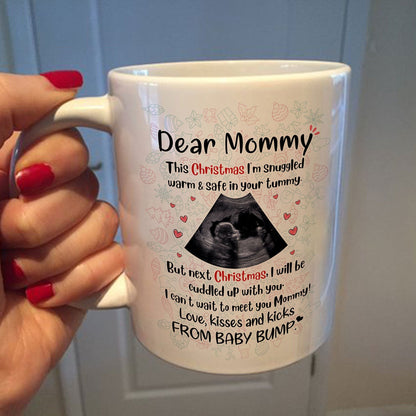 Personalized Gift For Mom To Be Cuddled Up With You Mug