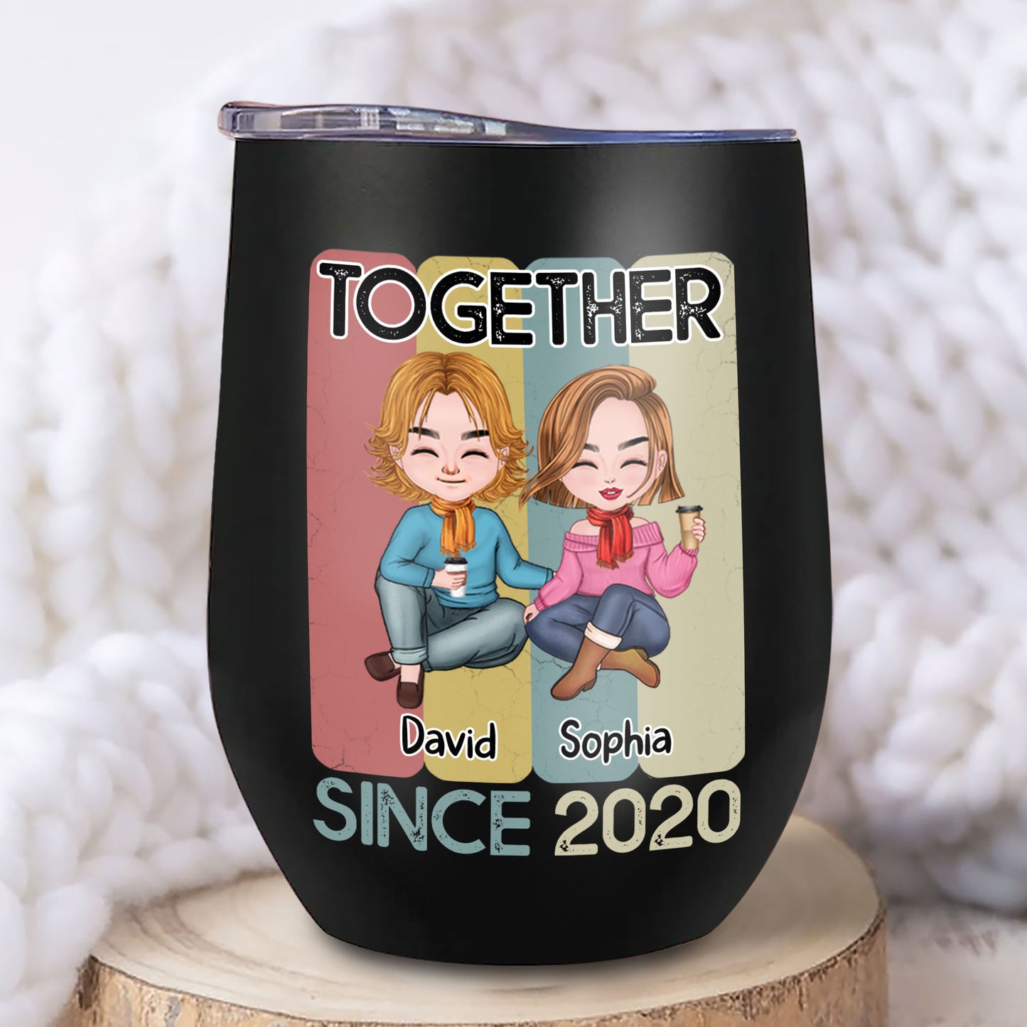 Together Coffee Tumbler Personalized Gift For Couple