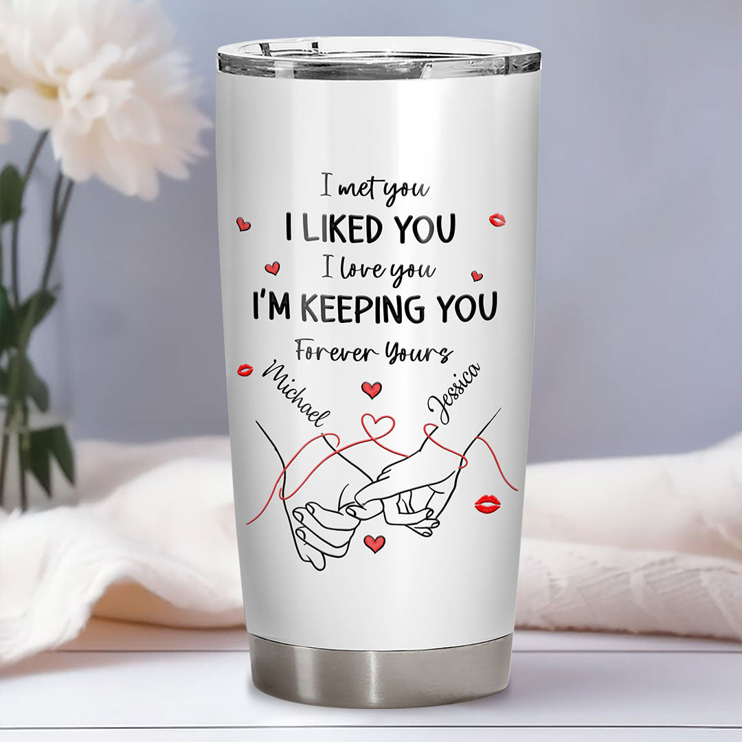 Forever Yours Tumbler Personalized Gifts For Couple