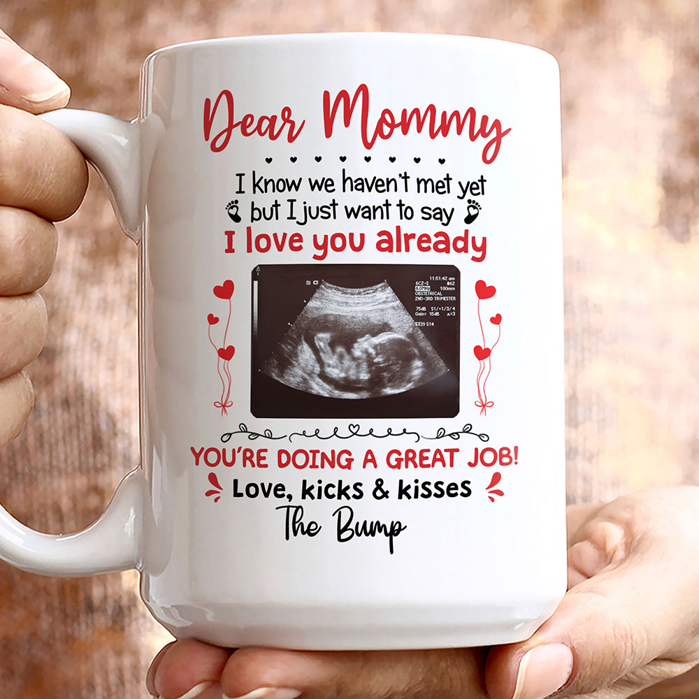 I Love You Lots Already Mug Personalized Gift For Mom To Be