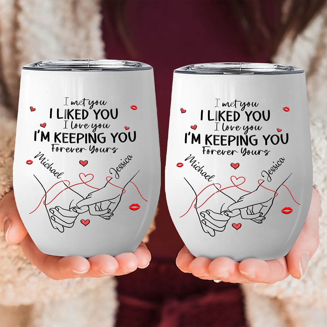 Forever Yours Tumbler Personalized Gifts For Couple