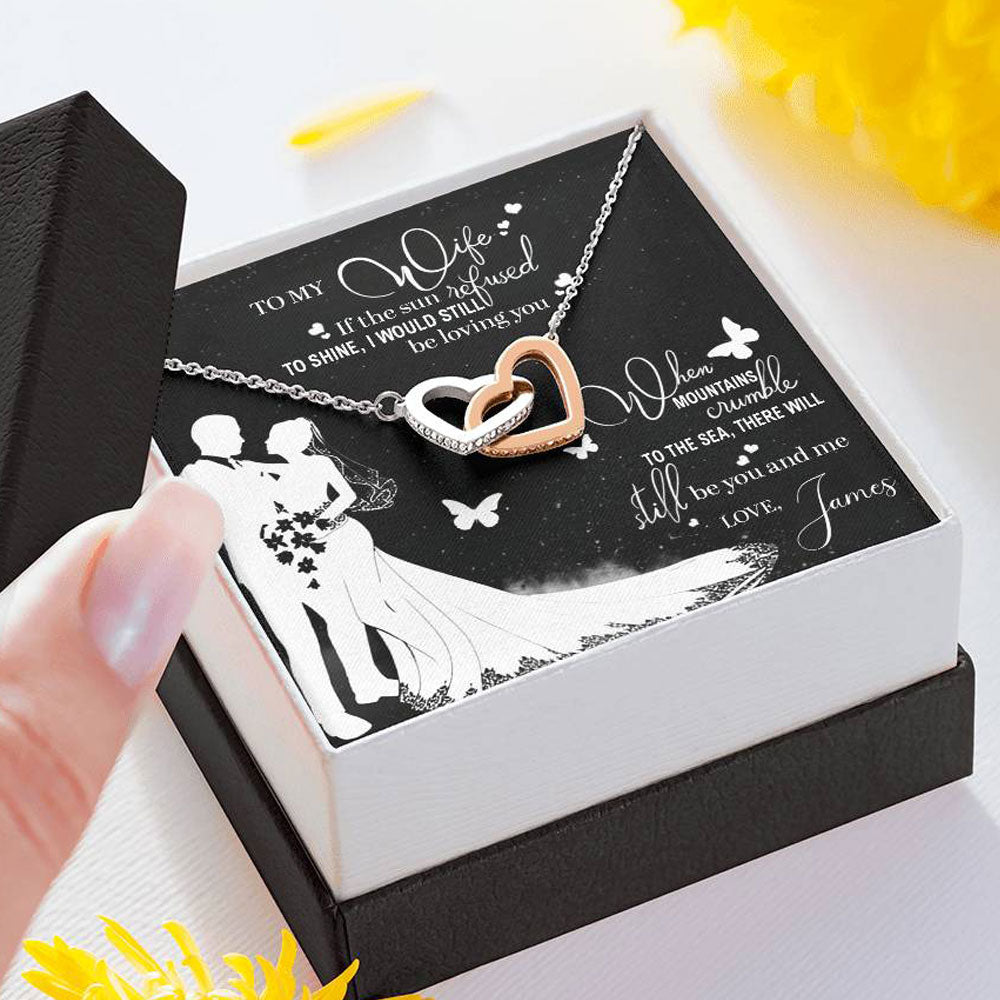 Personalized Gift For Wife There Will Still Be You And Me Necklace