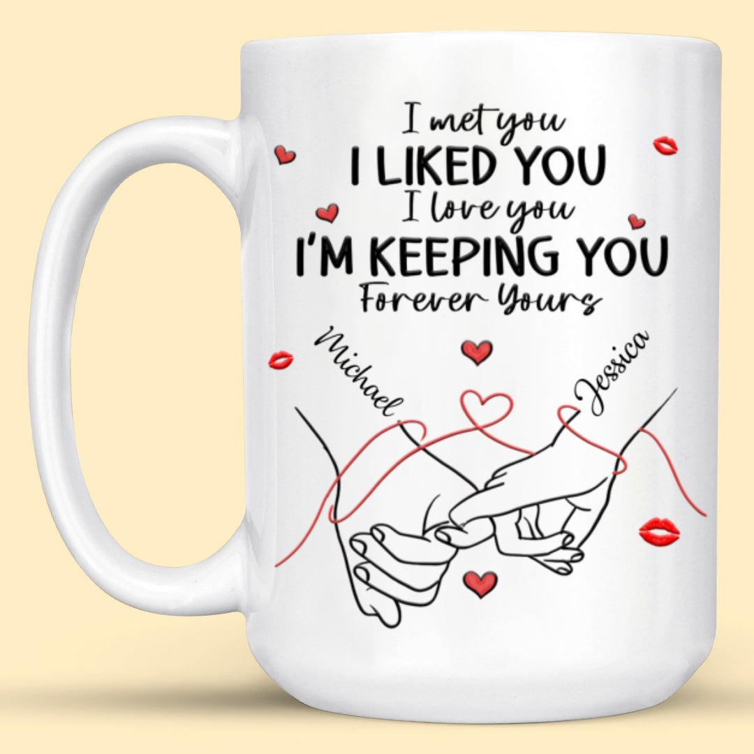 Forever Yours Perfect Mug Personalized Gifts For Couple For Her For Him