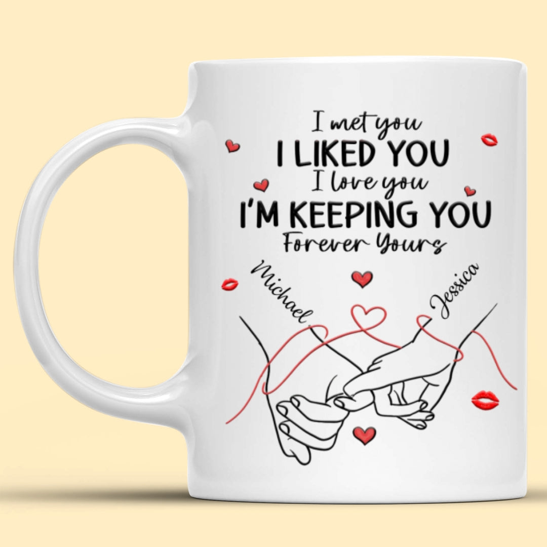Forever Yours Perfect Mug Personalized Gifts For Couple For Her For Him