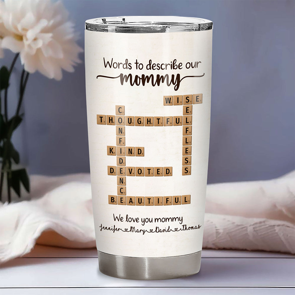 Words To Describe Mummy Crossword Fat Tumbler Personalized Gift For Mum