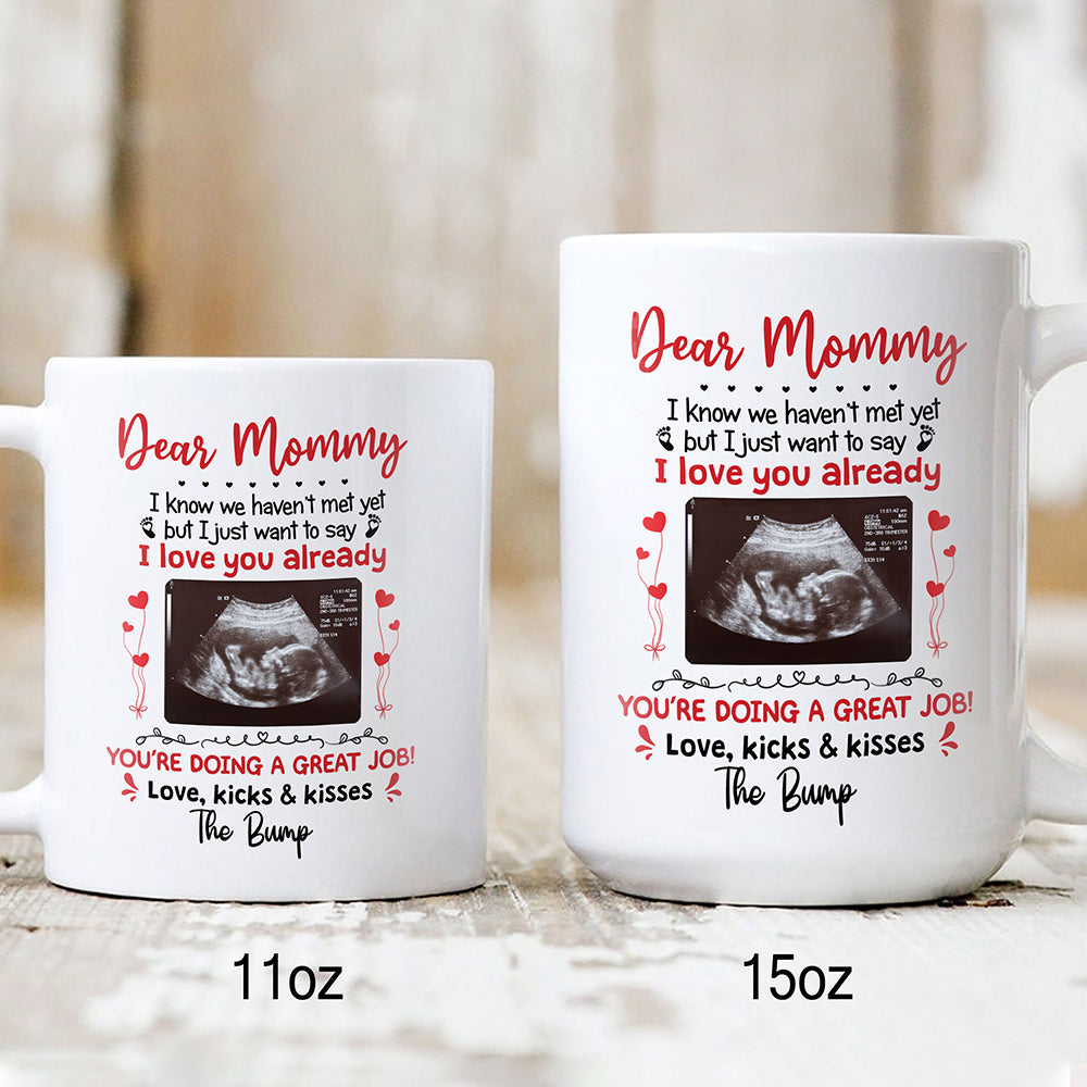 I Love You Lots Already Mug Personalized Gift For Mom To Be