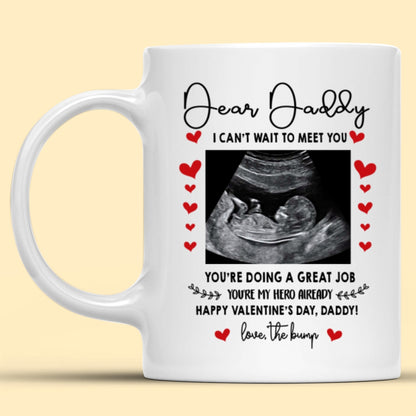 Personalized Dear Daddy This Valentine Snuggled Up Mug Gift For Dad