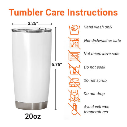 Married 20 Years Tumbler Personalized Anniversary Gift By Year For Couple