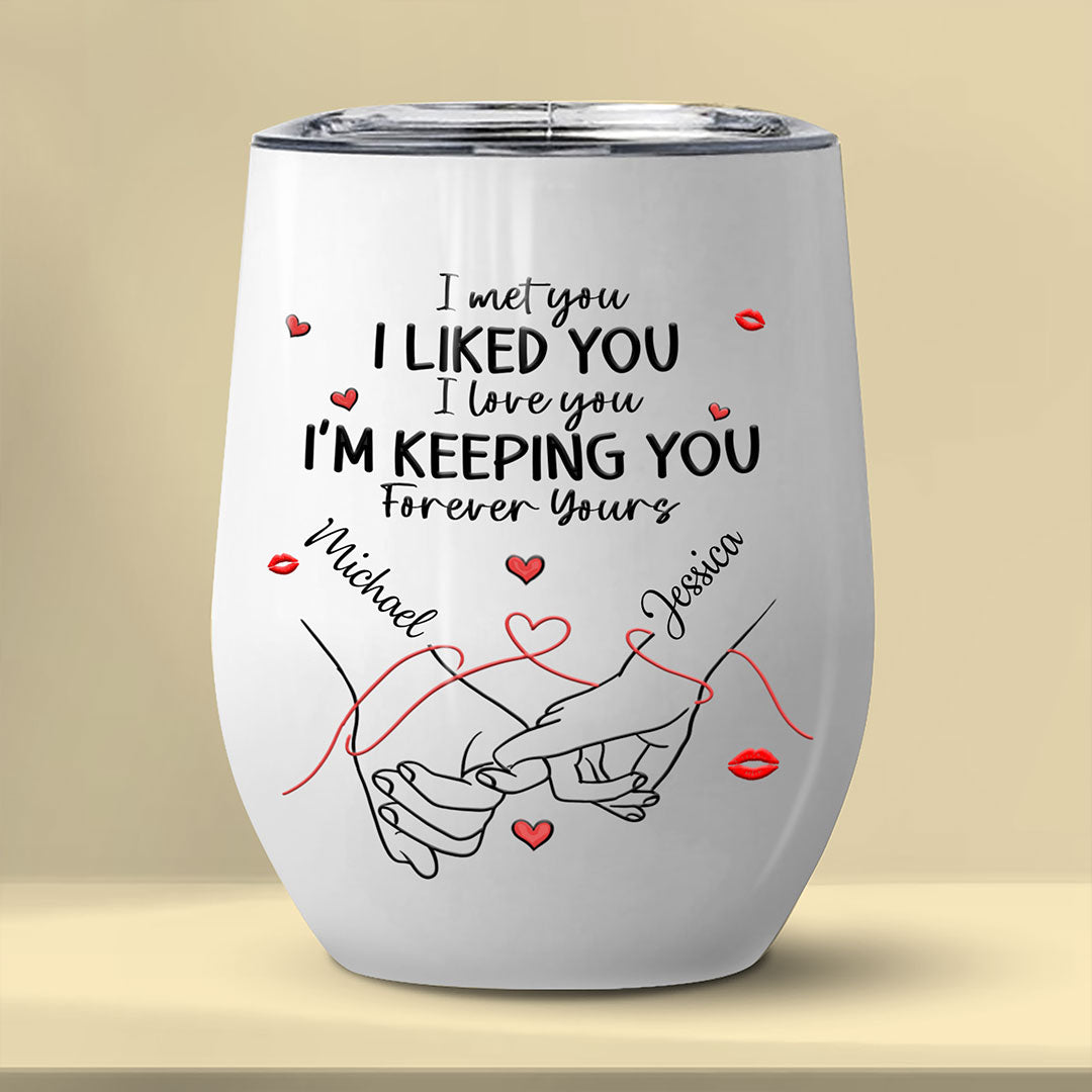 Forever Yours Tumbler Personalized Gifts For Couple