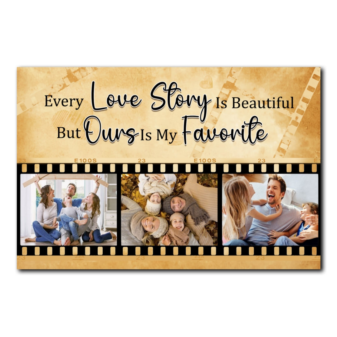 Favorite Love Story Poster For Couple Personalized Gift For Him For Her