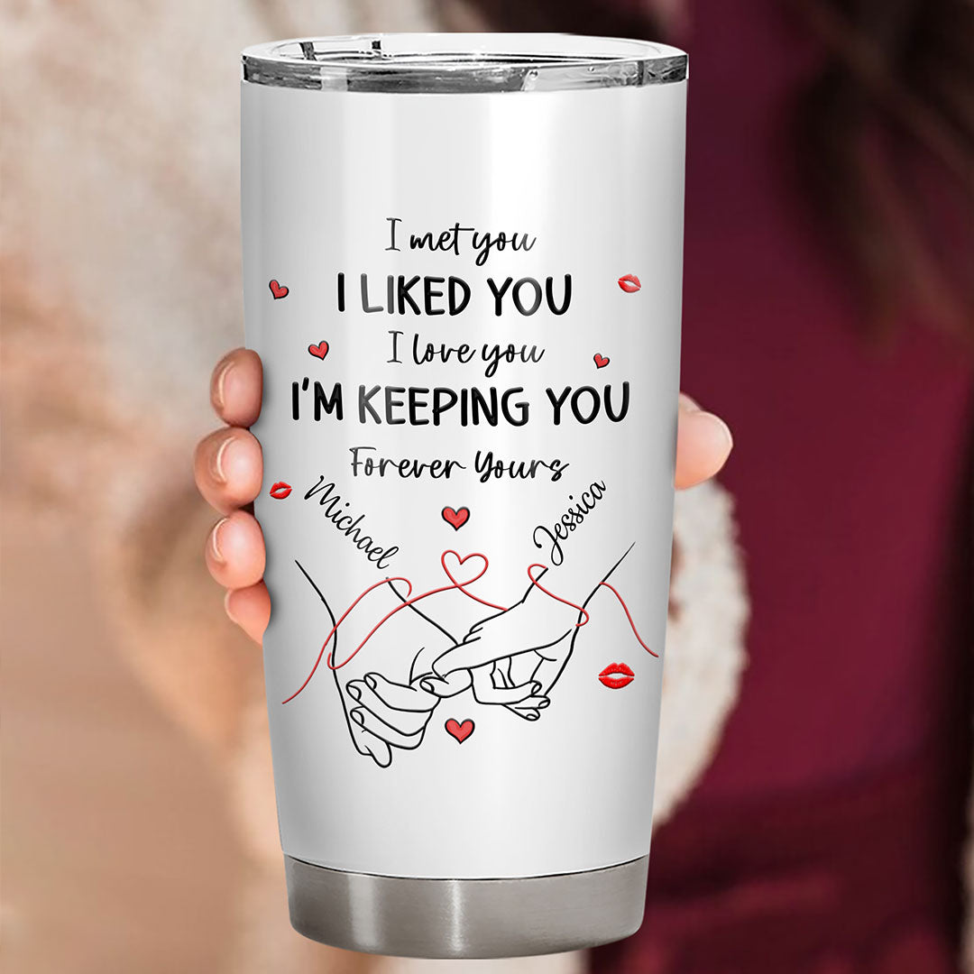 Forever Yours Tumbler Personalized Gifts For Couple