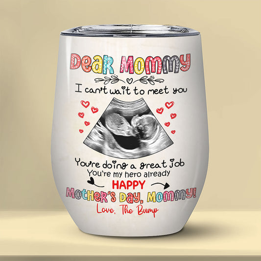 You're Doing A Great Job Wine Tumbler Personalized Gift For Mom To Be