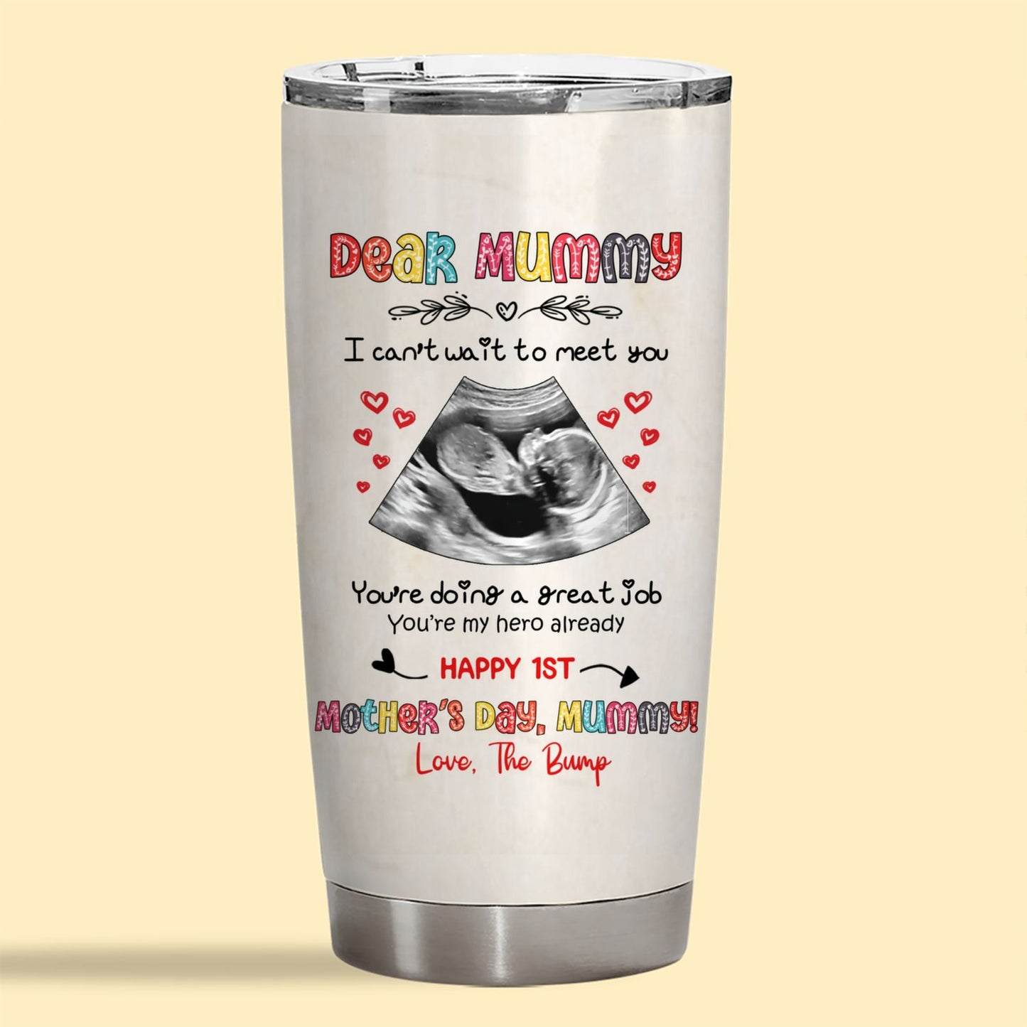 You're Doing A Great Job Fat Tumbler Personalized Gift For Mom To Be