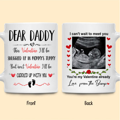 Ultrasound This Valentine Expecting Dad Personalized Mug Gift For Dad To Be