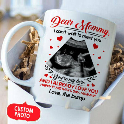 Personalized First Mother's Day Gift For Mom To Be I Already Love You Mug