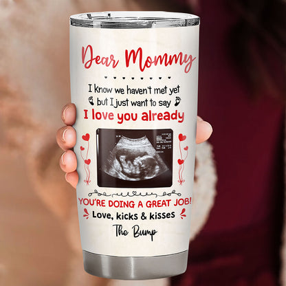 I Love You Lots Already Fat Tumbler Personalized Gift For Mom To Be