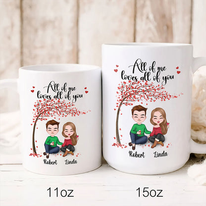 All Of Me Loves All Of You Mug Personalized Gift For Couple