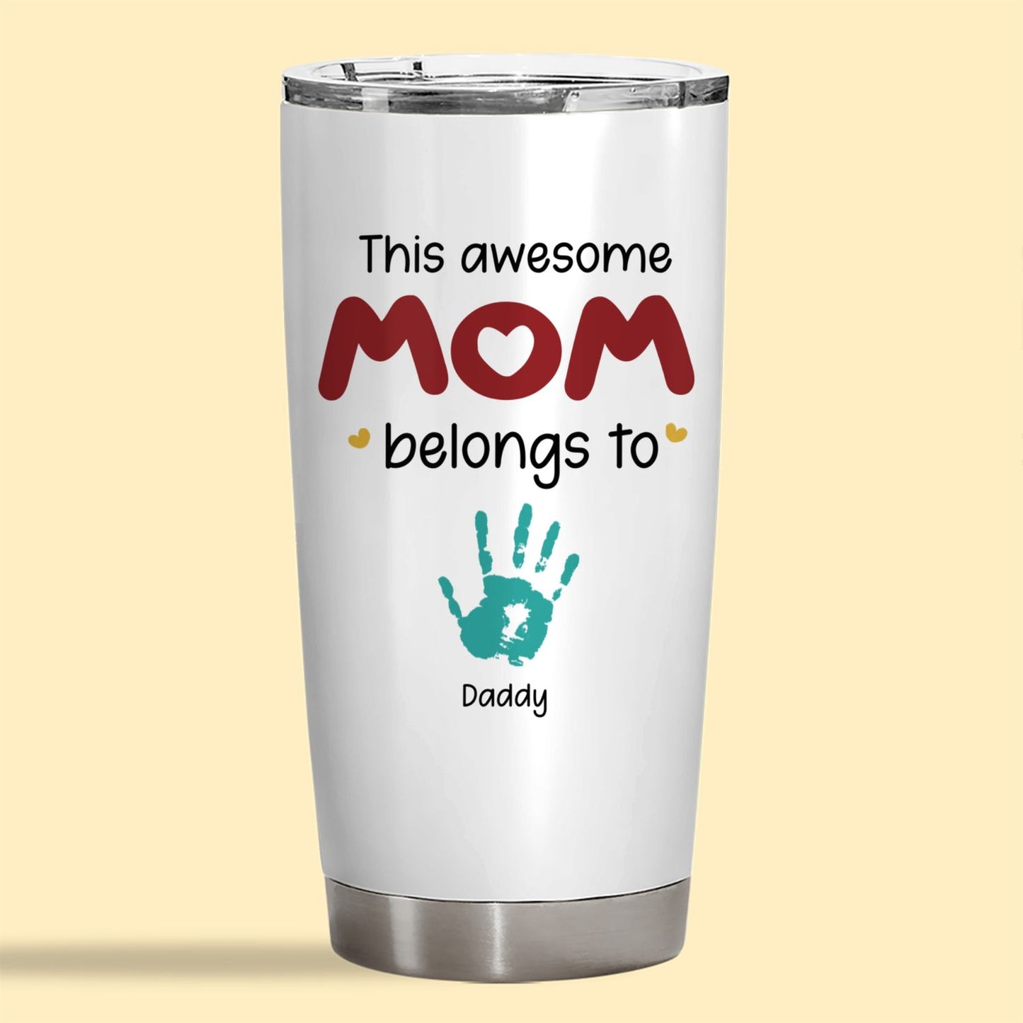 This Awesome Mom Belongs To Fat Tumbler Personalized Gift For Mother