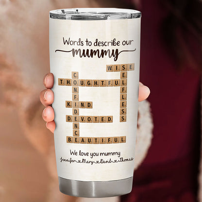 Words To Describe Mummy Crossword Fat Tumbler Personalized Gift For Mum