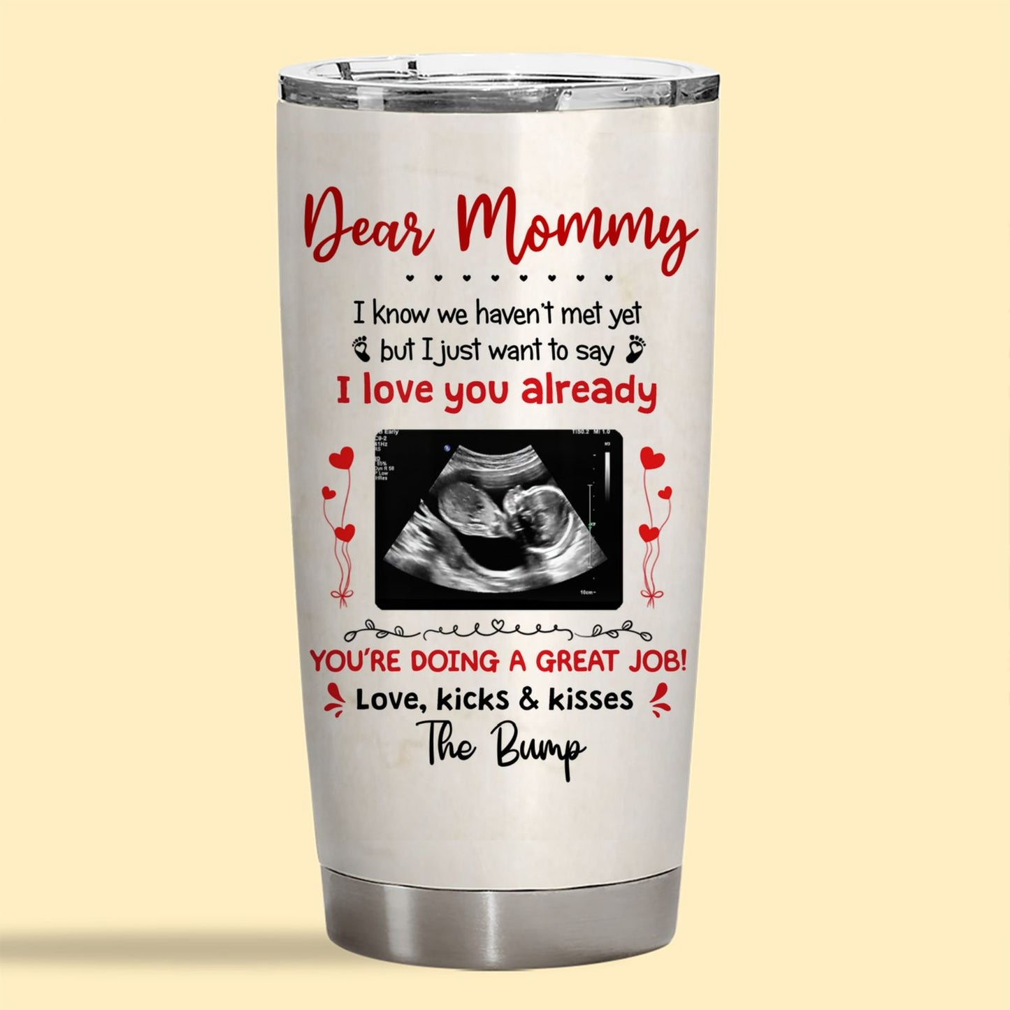I Love You Lots Already Fat Tumbler Personalized Gift For Mom To Be