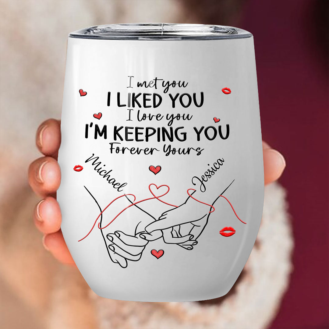 Forever Yours Tumbler Personalized Gifts For Couple