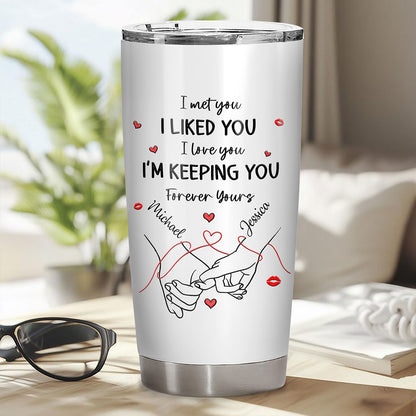 Forever Yours Tumbler Personalized Gifts For Couple
