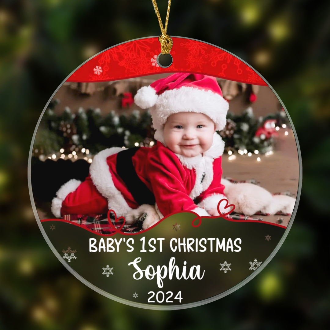 Baby 1st Christmas Ornament Personalized Gifts For New Parents