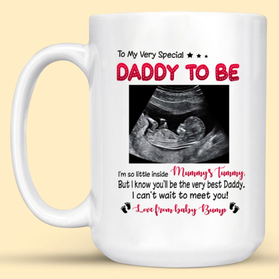 Personalized To My Daddy To Be From Baby Bump Mug Gift For New Dad