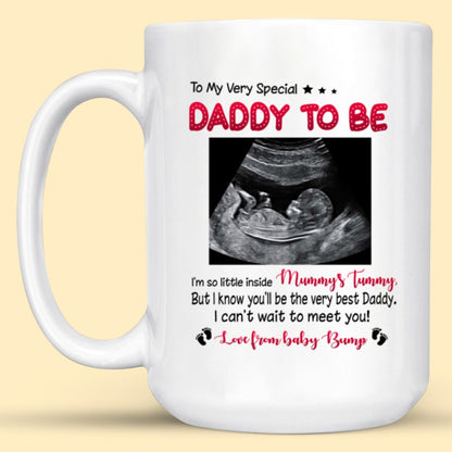 Personalized To My Daddy To Be From Baby Bump Mug Gift For New Dad