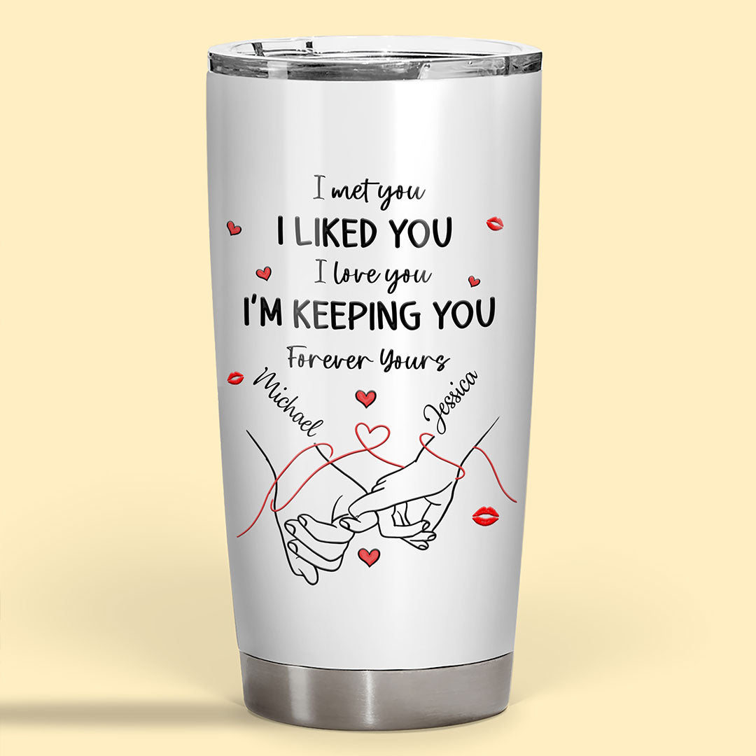 Forever Yours Tumbler Personalized Gifts For Couple