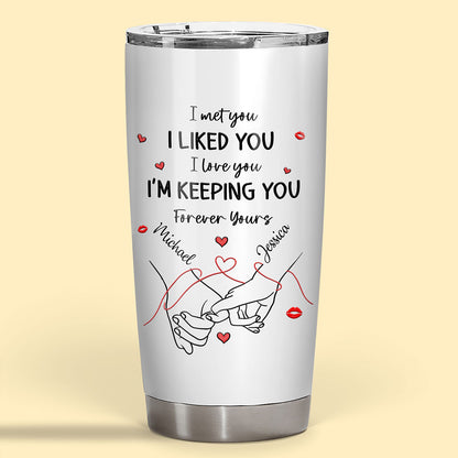 Forever Yours Tumbler Personalized Gifts For Couple