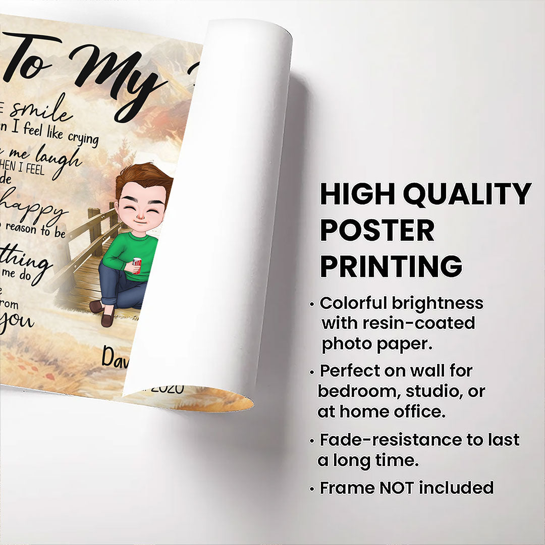 Can't Stop Loving You Poster Personalized Gift For Husband