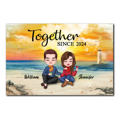 Together Poster For Couple Personalized Gift For Him For Her